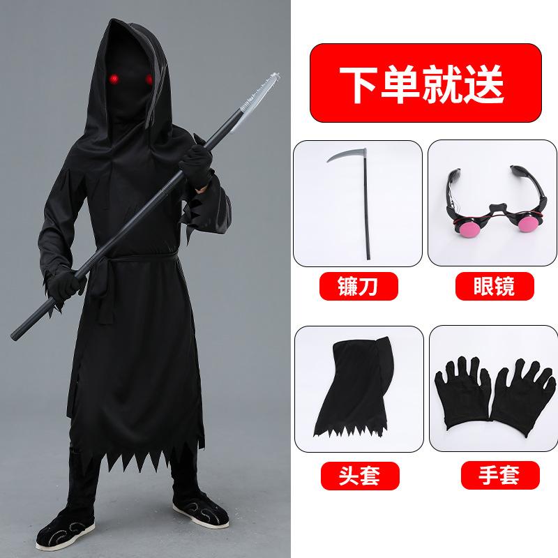 Halloween costumes, skull frames, masquerade balls, tight cosplay costumes, ghost costumes, adult children, men and women, scary