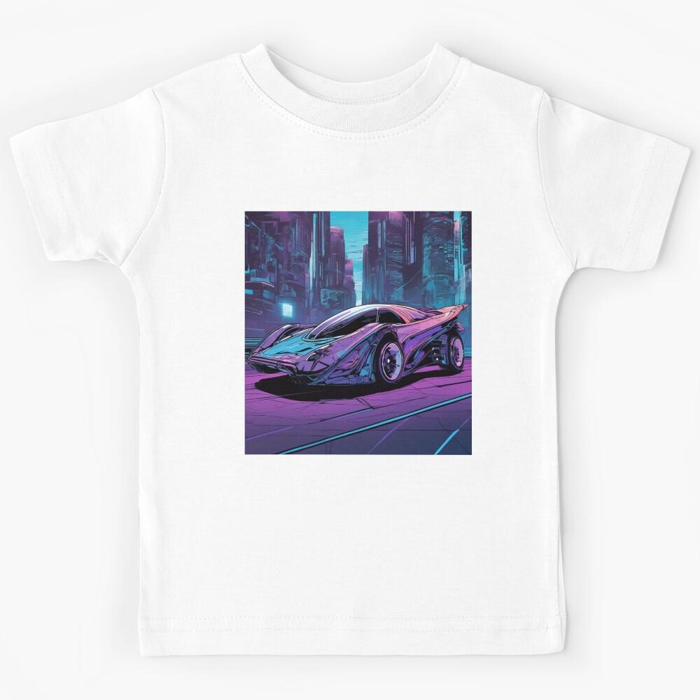 The Futuristic Car That Lights Up the Night Kids T-Shirt 110