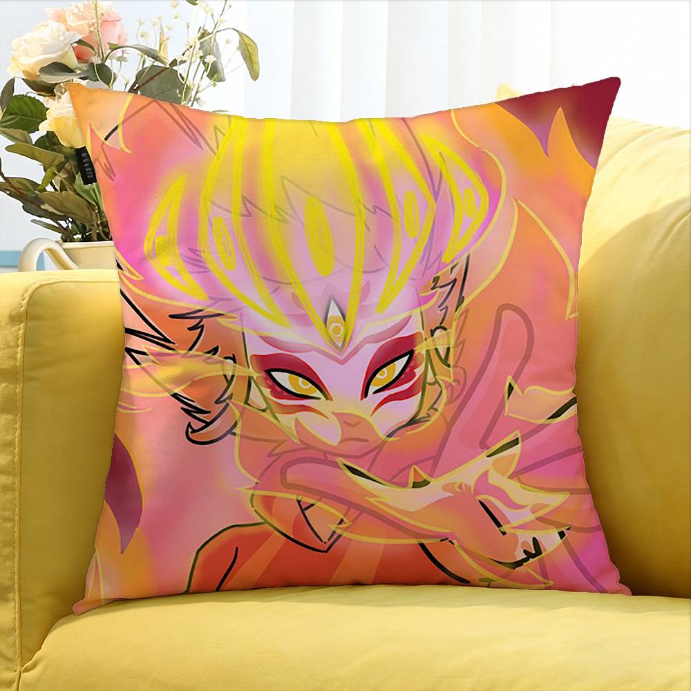 Jentry Chau Various Sizes Square Pillow Case For Car Home Bedchamber Decor