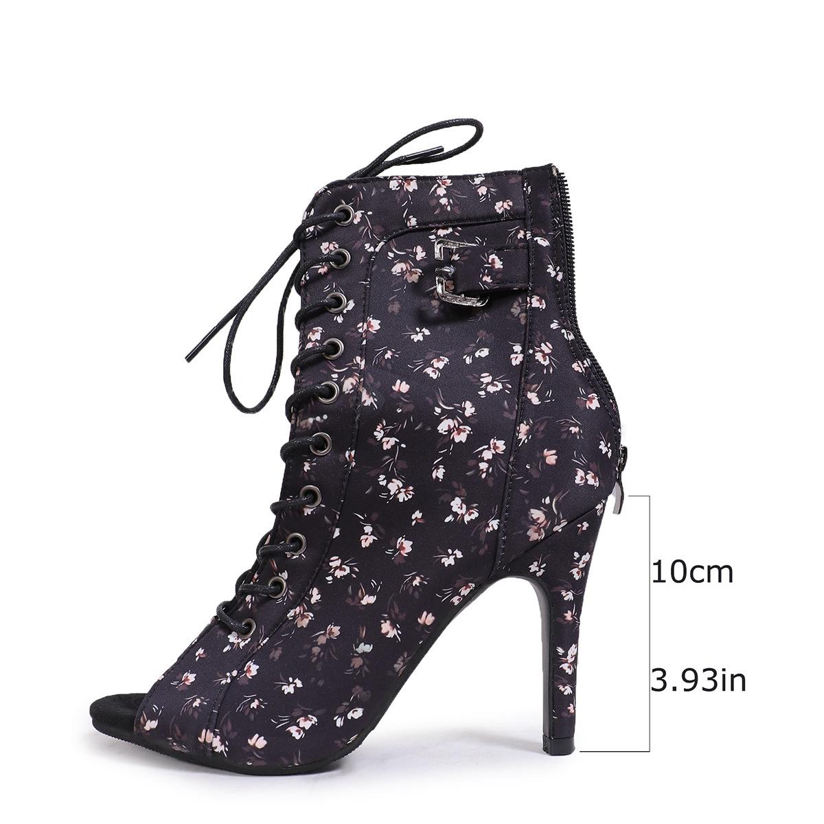 

Летняя мода 2025 туфли-лодочки с открытым носком и вырезами на высоком каблуке для внешней торговли, больших размеров, сексуальные модные сандалии-стилет с ремешками 43 чёрный