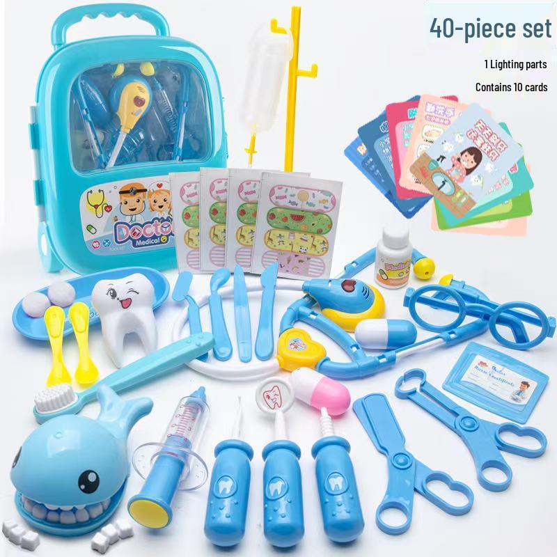 Kids' Doctor Play Set: Medical Toys with Stethoscope & Injection for Ages 3-6, Boys & Girls