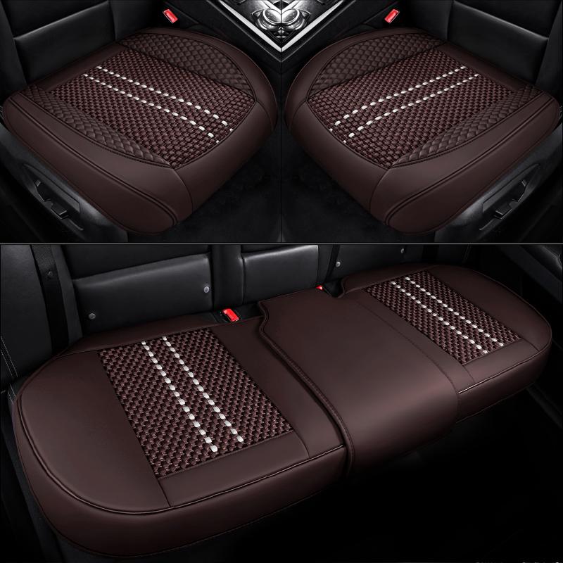 Capa de Assento de Carro Universal de Poliéster Almofada para FORD Fiesta Fusion Mondeo Taurus Mustang Territory Kuga F-150 Acessórios Automotivos