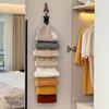 1pc Hat Organizer, with 8 Clips, Holds 8 Baseball Caps, Gray And Black, for Home And Closet Hat Storage, Suitable for Home Scenes
