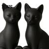 Love Heart Cat Decoration 3D Printed Couple Figurine, Minimalist Heart-Shaped Sculpture, Figurines Romantic Ornaments for Home Office Durable