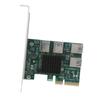 PCI-e 1 To PCIE 4 PCI-express Adapter 4x To 16x Mining R Card 1 To 4 USB 3.0 Multiplier Card for  Mining
