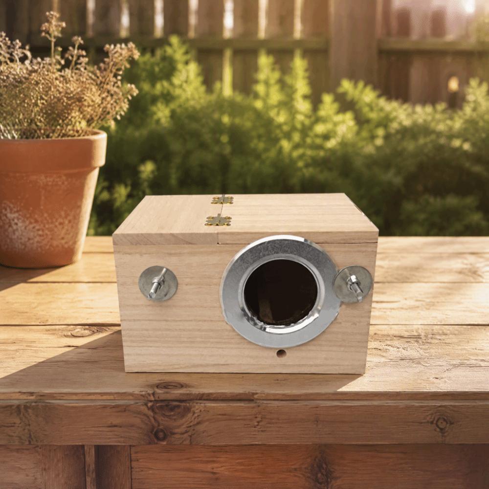 Bird Cage Accessory Bird Breeding Box Paulownia & Pine Wood Pet Bird House  For Lovebirds