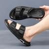 2025 New Summer Wear Platform Sandals Trendy Men's Slippers Versatile Casual Slippers Beach Shoes Trendy