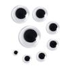500Mixed Size Self-adhesive Round Wiggle Googly Eyes for Doll