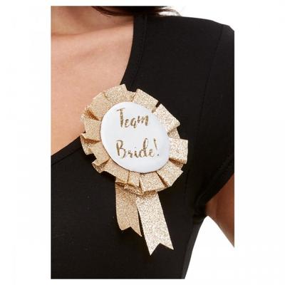 Womens/Ladies Team Bride Rosette Badge