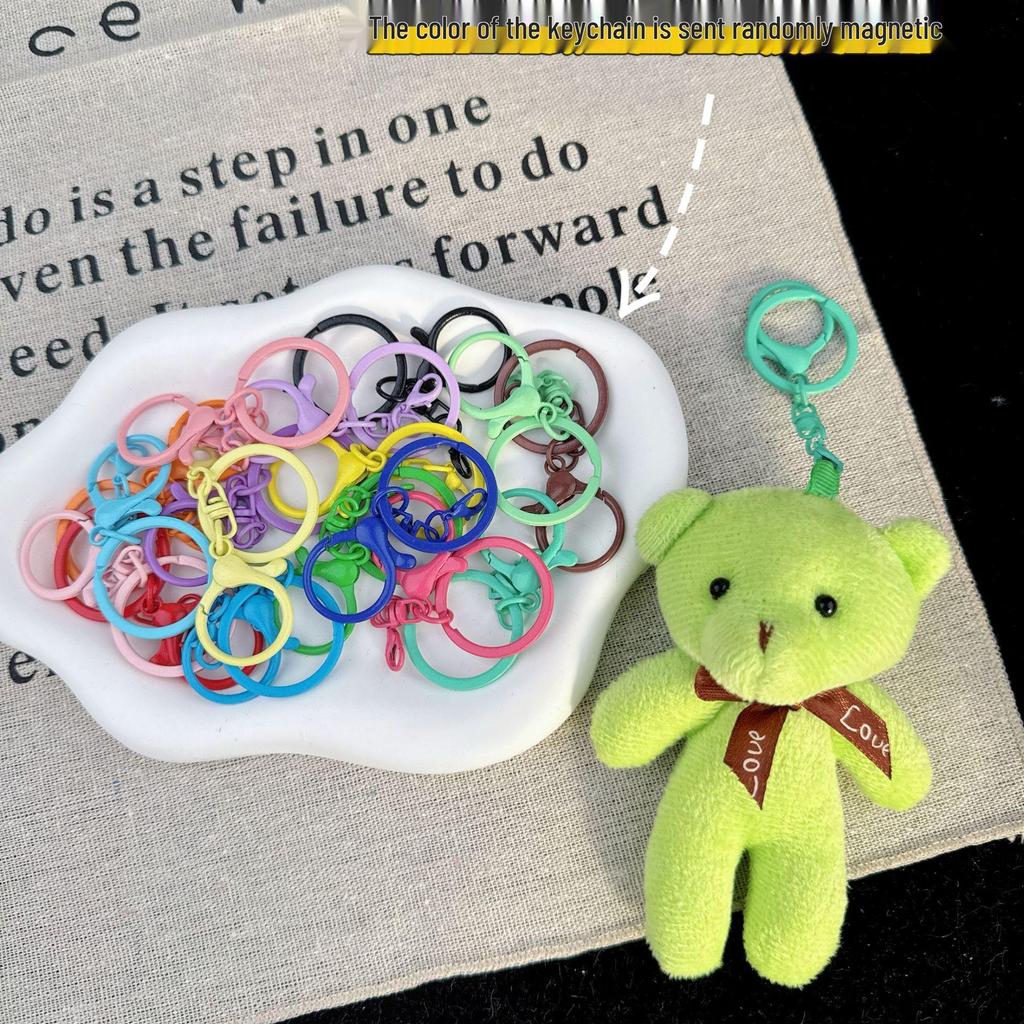 Portachiavi Ciondolo Tuta Peluche Orsacchiotto - Piccolo Giocattolo Regalo