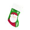 Christmas Stocking Gift Bags with Santa and Snowman Decor, Large Candy Socks for Kids
