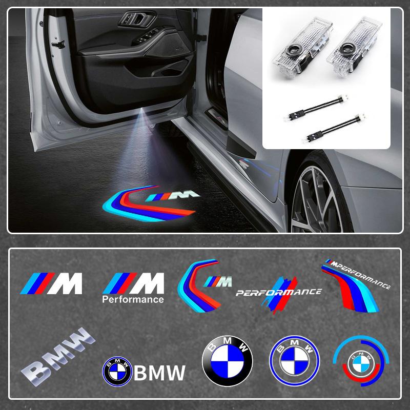 2Pcs/set LED Car Door logo Projector Lamps Welcome Light For BMW M E90 E60 F18 E46 F30 F20 M2 M5 M3 E87 M4 X3 X5 X1 Accessories