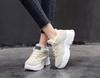 Chaussures Femmes Automne Hiver Nouvelle Mode Chaudes en Peluche Baskets à Plateforme Femmes Décontractées Chaussures de Sport à Semelle Compensée Zapatos De Mujer