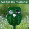 Solar Animal Repeller, Outdoor Ultrasonic Repellent Devices, Waterproof Deterrent for Yard, Repel Raccoon Skunk Out of Garden