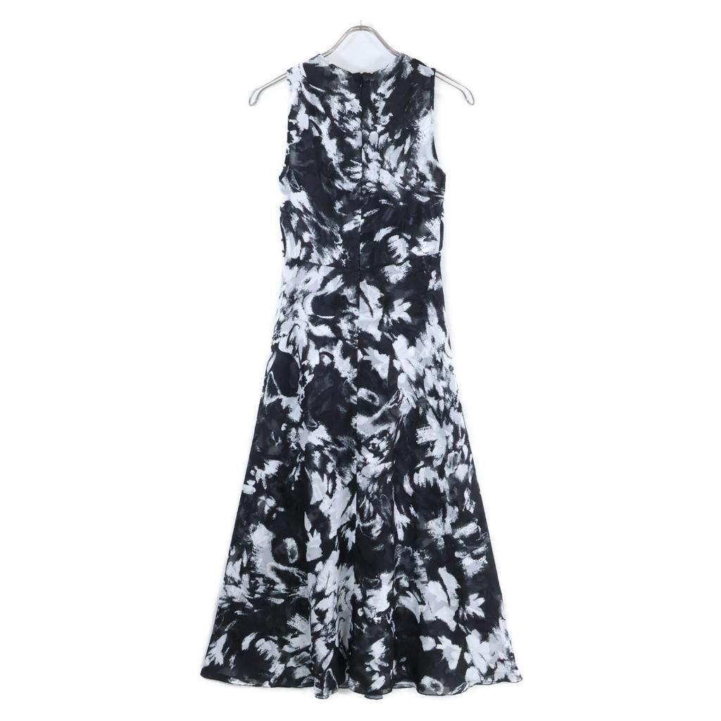 ERMANNO SCHERVINO ES9861162 Black x White Lace Floral Sleeveless Dress dress 38 blackUsed
