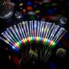 Lewtemi 60 Pack Fiber Optic Wand Glow Wand LED Light Up Wand Bulk with 3 Flashing Models Flashing Sticks with Included Batteries for Birthday Party