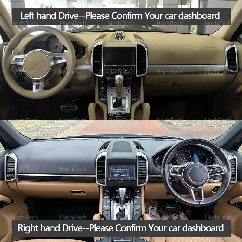 Car Dashboard Cover Avoid Light Pad Trument Platform Cover Mat Carpet for Porsche Cayenne 958 GTS 2010 2011 2012 2013-2016