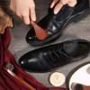 AEE4-3 Pieces Shoe Brush Horsehair Shoes Polish Brushes Leather Shoes Boot Care Clean Polish Daubers Applicators