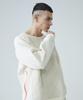 ZAKOPANE Geometric Quilted Sweatshirt Ivory
