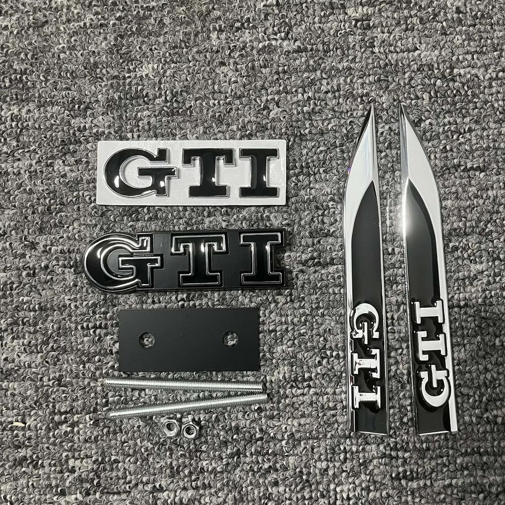 3D Metal Car Trunk Logo Sticker Grill Emblems Badge Decals For Volkswagen Golf GTI MK2 MK3 MK4 MK5 MK6 MK7 GTI Auto Parts YH7