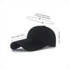 Fashion Cotton Baseball Cap 14Cm Extended Brim Sun Protection Sun Hat Unisex Street Style Bucket Hat Summer
