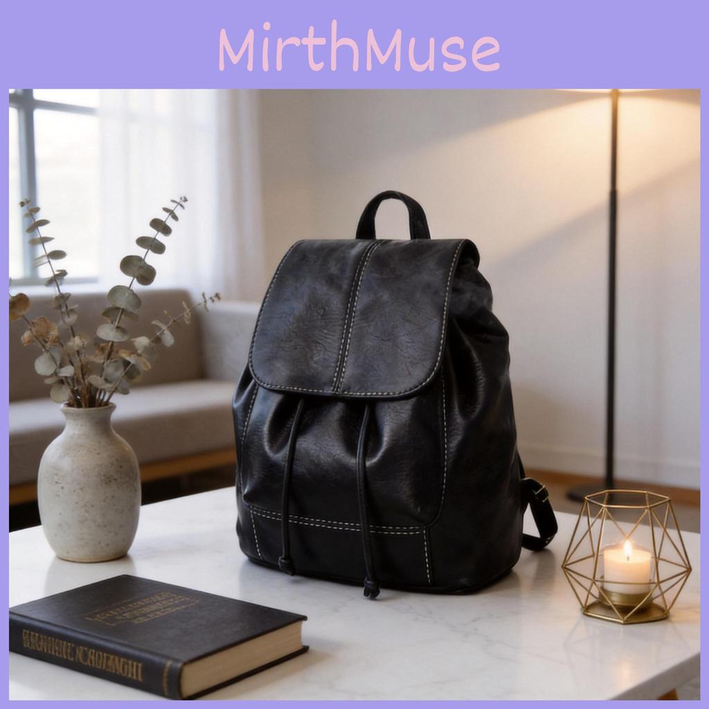 Fashion Women School Shoulder Leather Big Capacity Backpack Travel Rucksack 2017