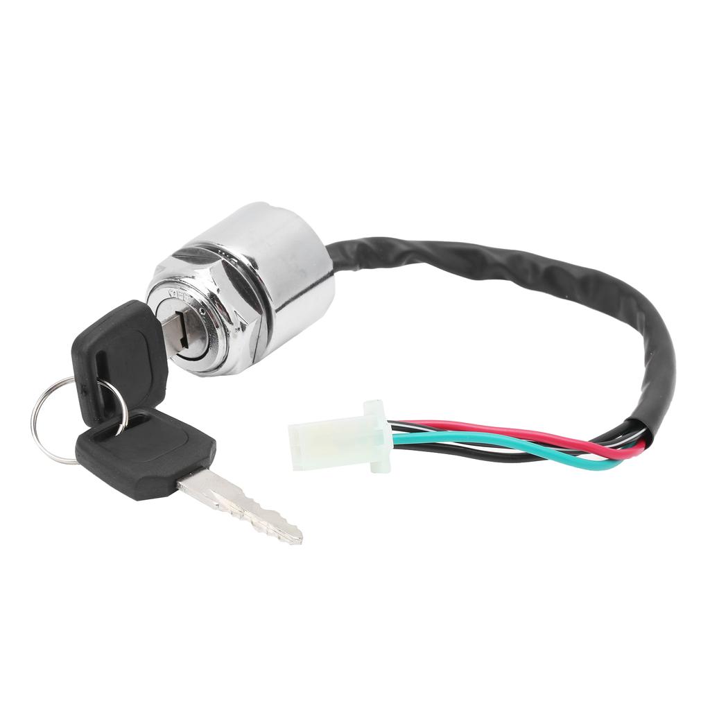 Motorcycle Electric Bike Ignition Switch Set with 2 Keys Replacement Universal for ATV Mini Moto Dirt Bike