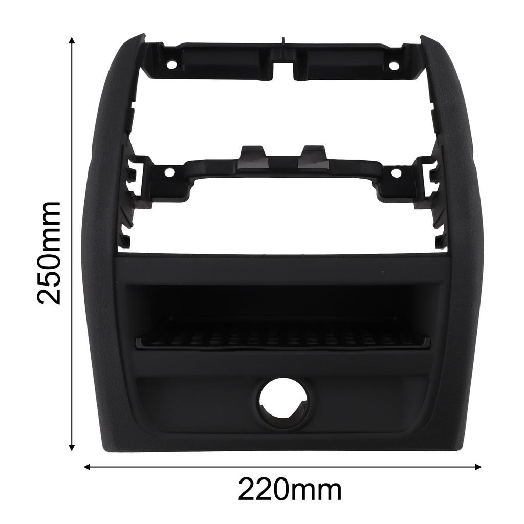 Rear Outlet Frame Car Air Outlet Vehicle Interior Upgrade Black Enhanced Air Circulation Air Flow Stylish Design