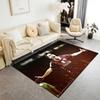 Football Player Action Floor Mat Design for Decorate room Foyer Balcony Bedrooms Anti-slip Rug Decorate Offices