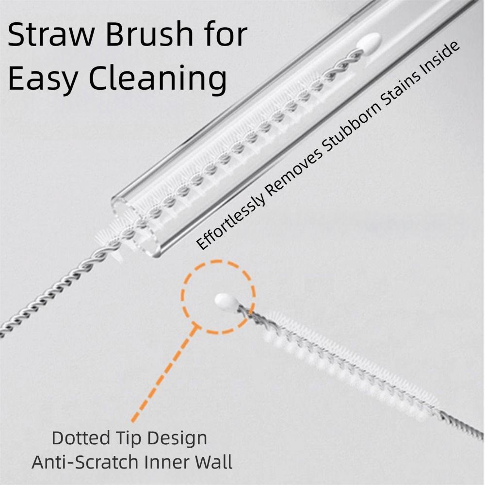 Travel Size Bottle Cleaning Brush Set Compact Milk Bottle Brush Kit  Kitchen Use