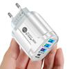 UKCA Certified 36W Fast Charger with PD+QC3.0, 2.4A, and 3 USB Ports for European/UK