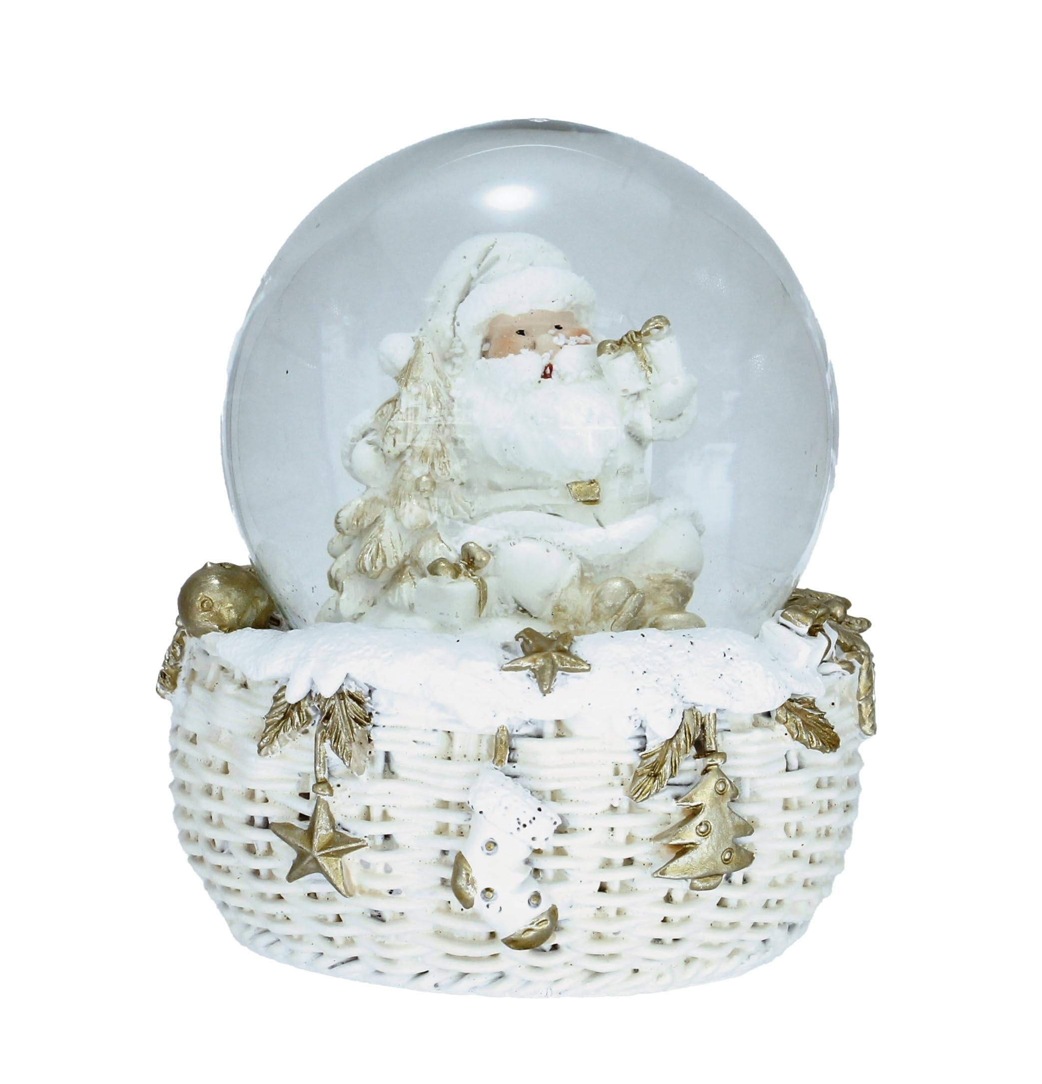 

Livelight Снежный шар 65 мм Белая корзина Санта Подарок Снежный шар Рынок Токио Свеча белый