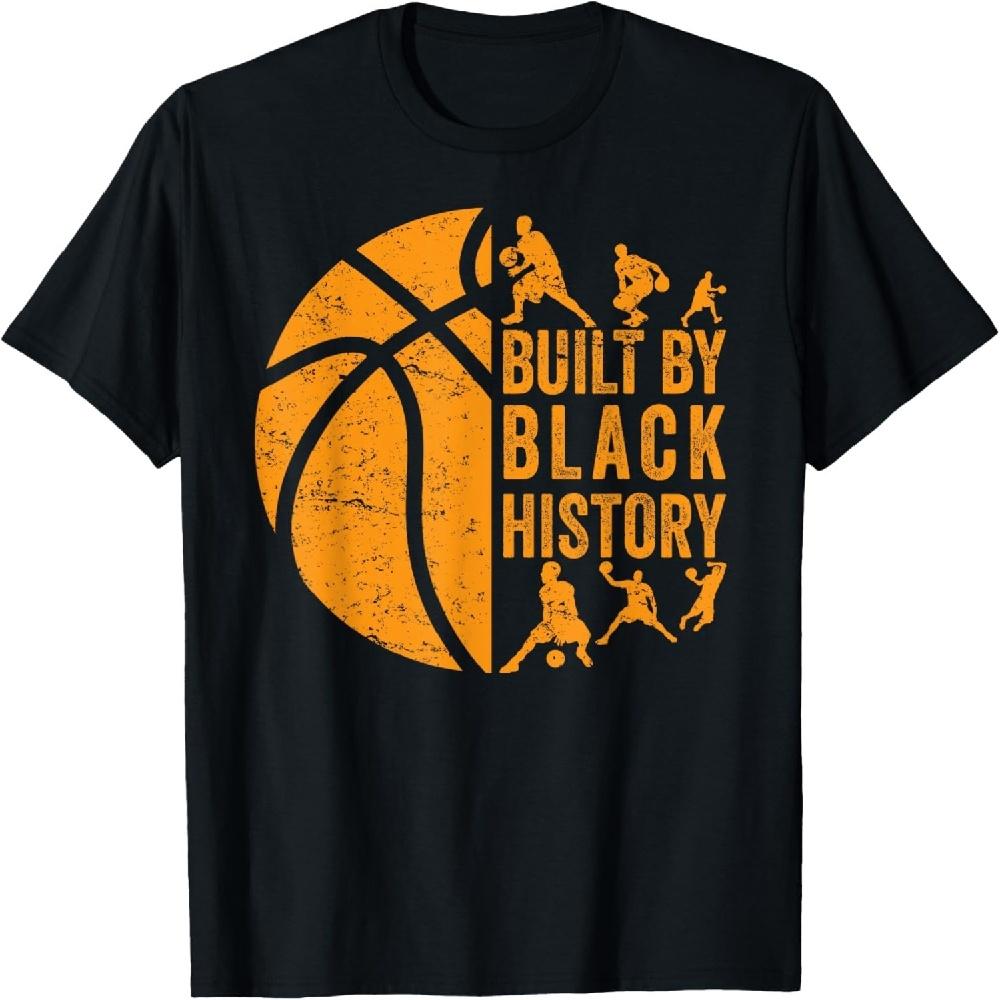 

Built By Black History Basketball T-Shirt XXXXXL чорний