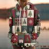 Women's Fashion Sweatshirt Printed Casual Hooded Sweatshirt With Pockets