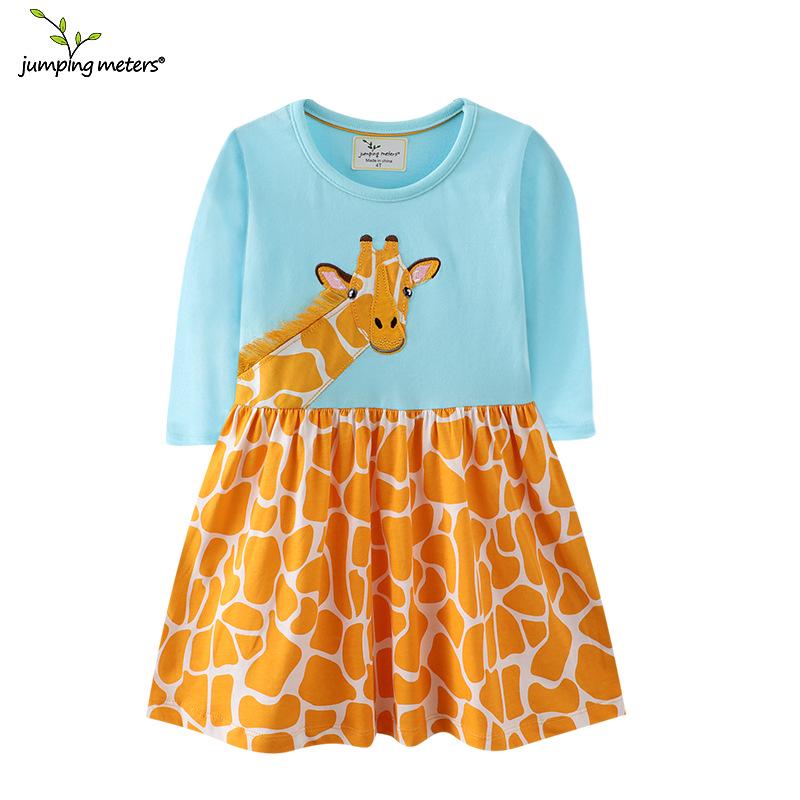 

Stylish European & American Long Sleeve Cartoon Dress for Girls - Spring/Summer Trend 5T/100-110cm