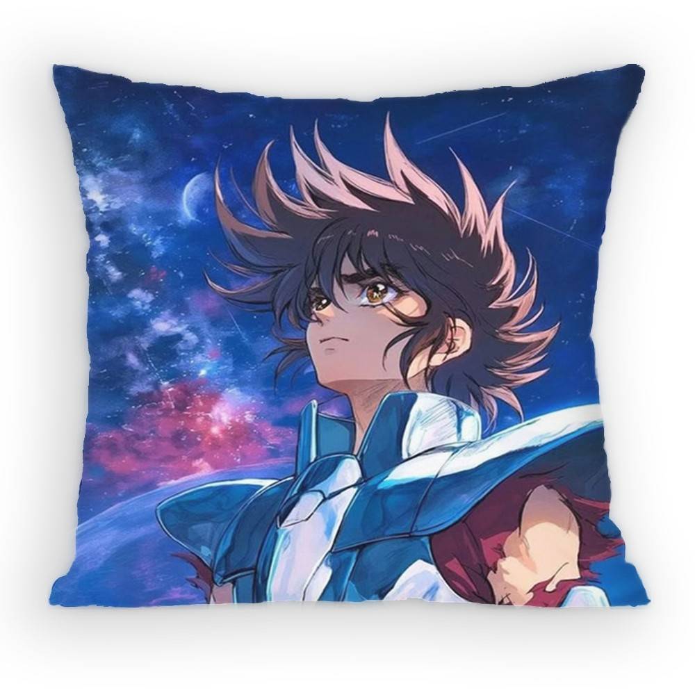 SSaint Anime SSeiyaS Pillow Case Antidustmite Pillowcase Invisible zipper silky Sofa cushion cover for bedroom