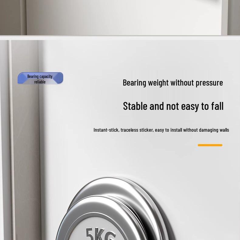 Magnetic Storage Rack for Kitchen Refrigerator - Punch-Free Enamel Board and Fresh-Keeping Film Holder