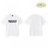 CORT Alcatraz Basic Short Sleeve T-Shirt Phantom Letter Print Couple Streetwear Teens
