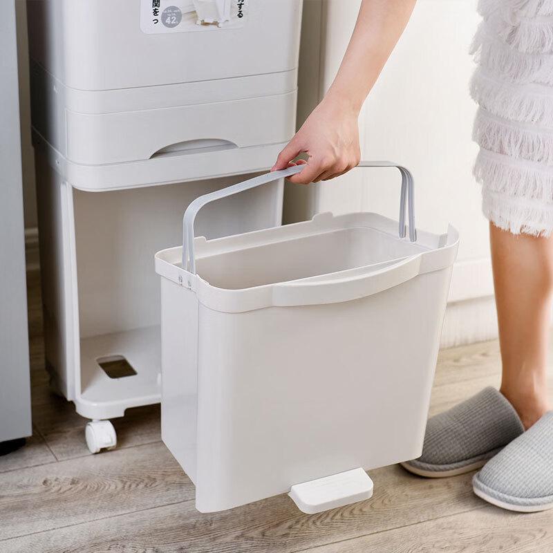 YuZhuXun Dual-Layer Kitchen Dry-Wet Separation Trash Can