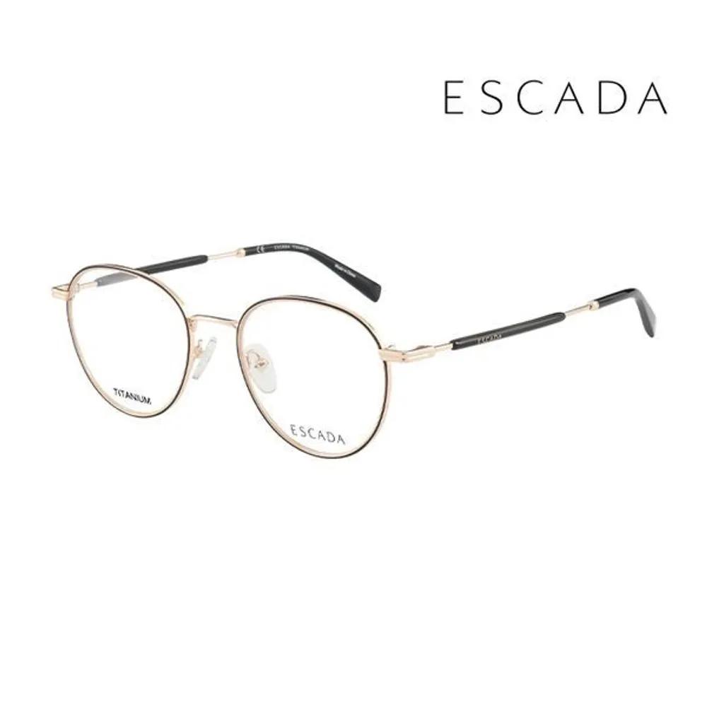 

Escada Eyeglass Frames VES984F 0301 Round Titanium Glasses for Women and Men VES984F 0301_C [50]