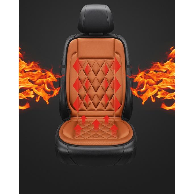 Auto Electric Heated Pad 12V Heated Car Seat Cushion Winter Car Seat Pad Car Heated Seat Covers Universal Conjoined