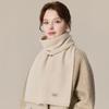 JIUMU Unisex Pure Wool Knitted Winter Scarf