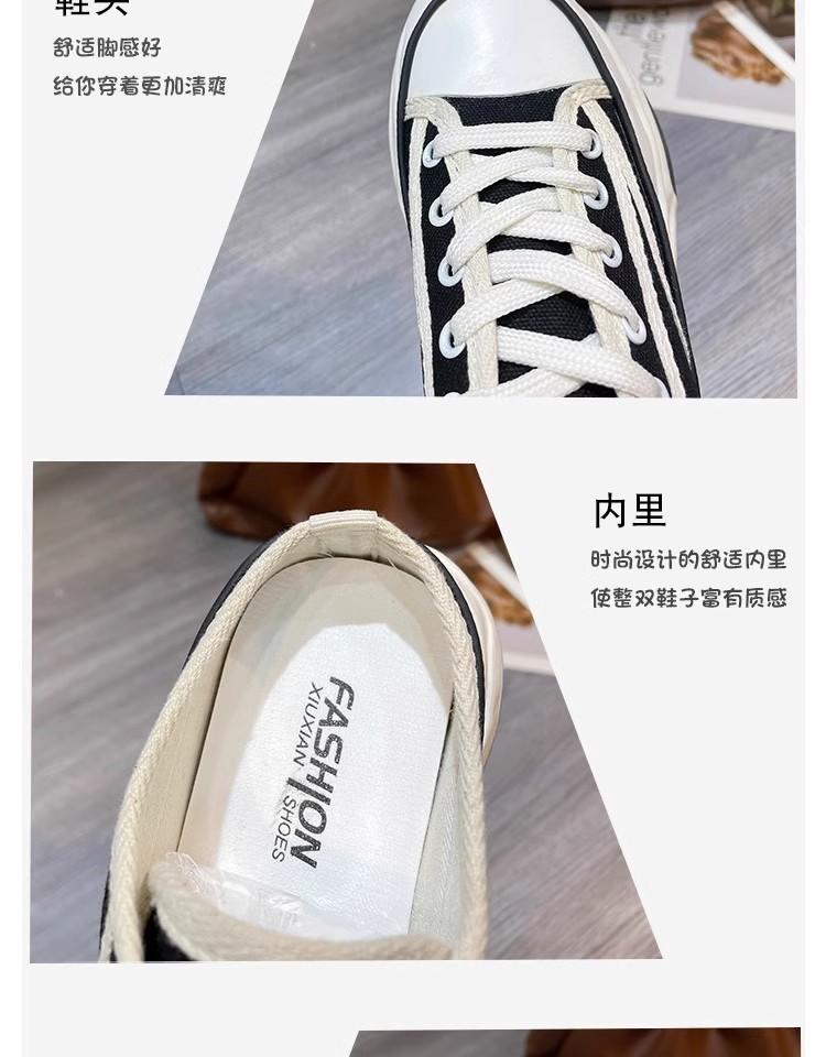 Baotou Slippers Women's Summer Wear 2025 New Canvas Shoes Without Heel Versatile Lazy Half Drag Thick Soles Ins Tide
