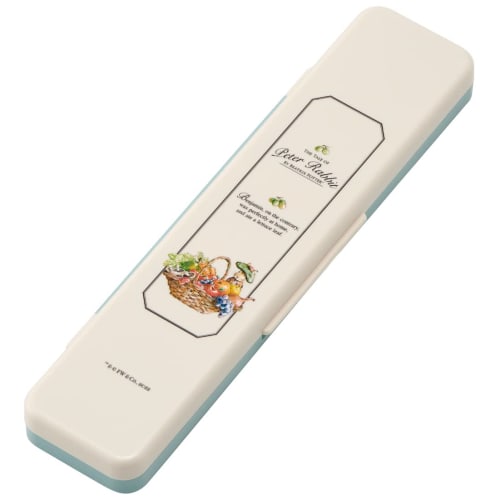 Skater Chopstick Spoon Combination Set 18cm Antibacterial Treated Lunch Box for Adults Comes with Silicone Cushion and Doesn't Make a Sound Made in Ja