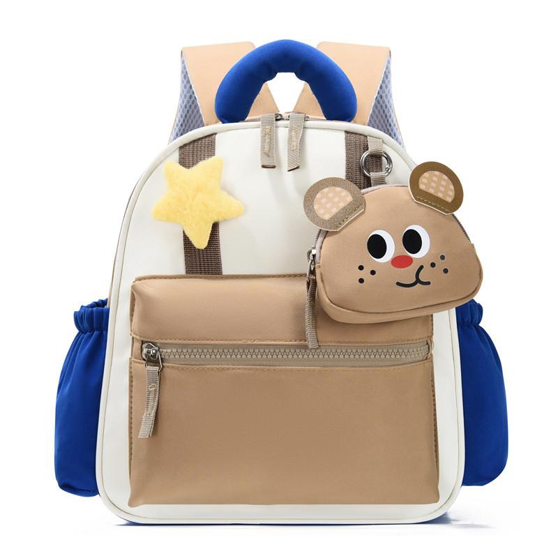 Childrens Cartoon Backpack With Oxford Fabric For Kindergarten Learning And Load Reduction