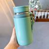 Capacity Thermos Cup 316 Stainless Steel Water Cup for Women, New 2023 Model with Tea Infuser, Portable Tea Brewing Cup for Men, Temperature Display