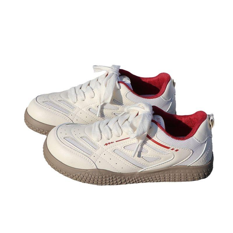 Retro Little White Shoes Women's Summer 2025 New Versatile Thick-soled Lightweight Breathable Table Tennis Casual Board Shoes German Training Shoes