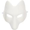ARTIBETTER Halloween Costumes Fox Mask Halloween Fox Masks Blank Fox Masks Fox Costume Masks Halloween Blank Masks Female DIY Blank Kids Mask