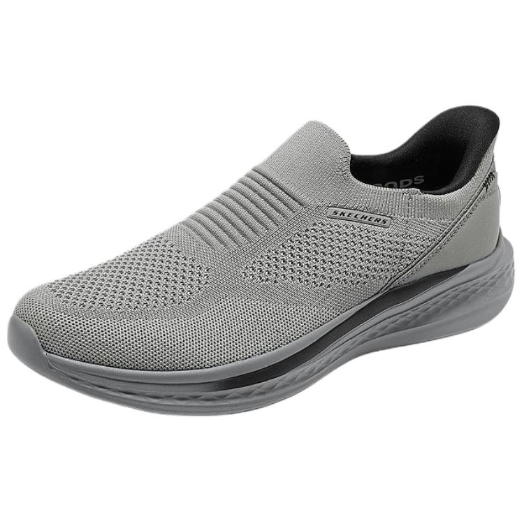 Skechers Slade Comode Versatili Traspiranti Supporto Rimbalzo Scarpe da Passeggio Sneaker da Uomo Grigio 211375-GRY