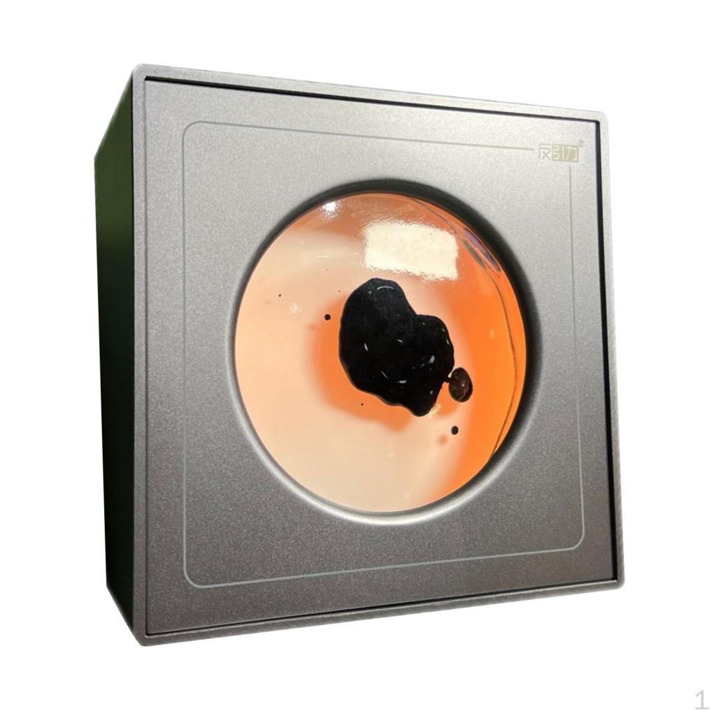 

Танцующая ферромагнитная музыкальная ритм-лампа, звуковой партнер, украшение стола, жидкостный динамик для прикроватного столика серый